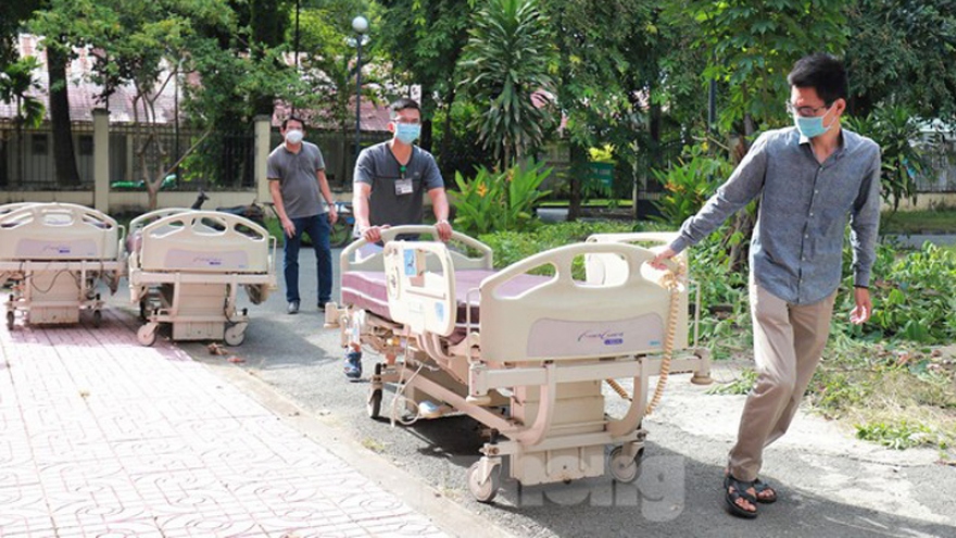 COVID-19 treatment centre takes shape in HCM City Military Hospital